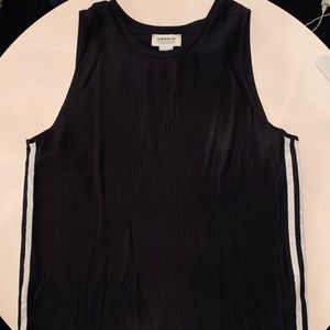 adidas pleated polyester shell/jersey